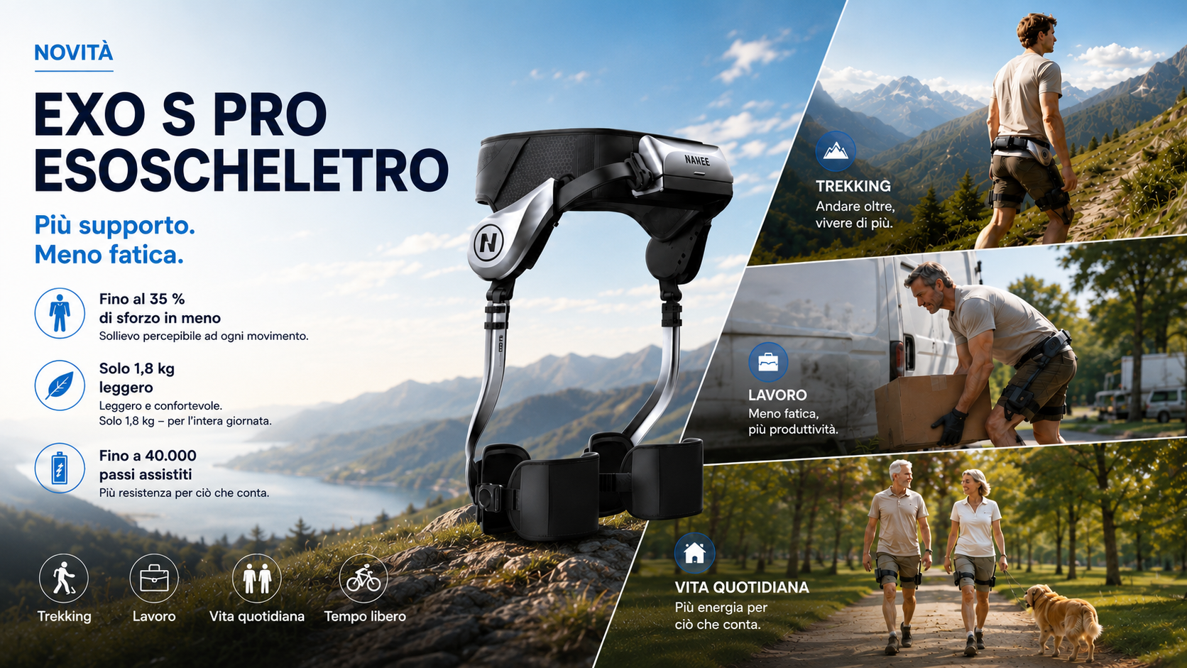 NAVEE EXO S Pro Esoscheletro